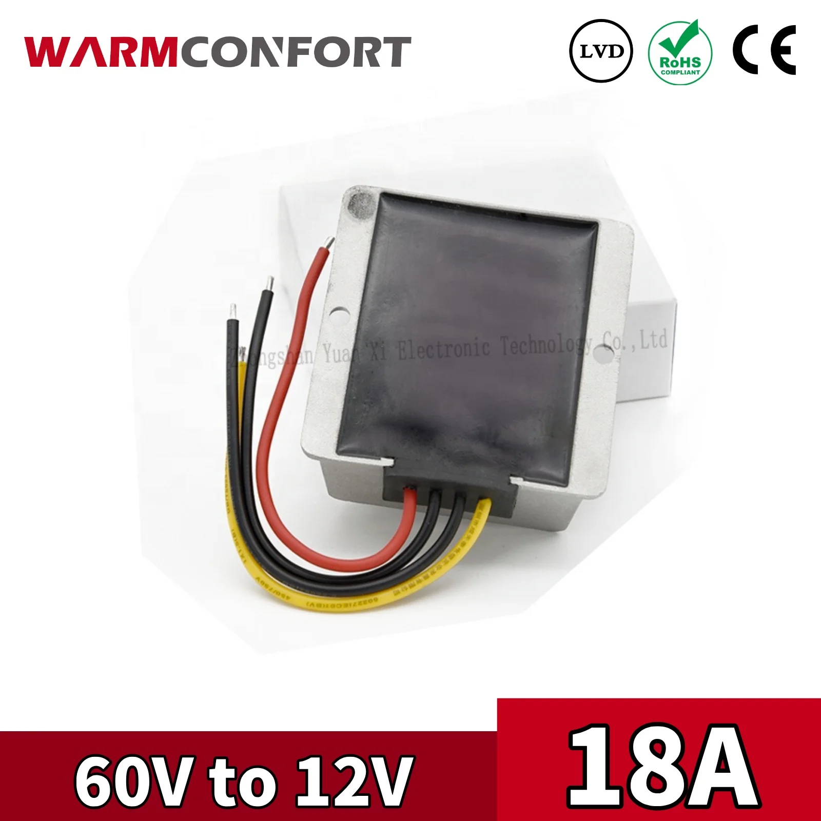 

60V to 12V 18A 216W DC DC Converter Step-down Buck Car Truck Vehicle