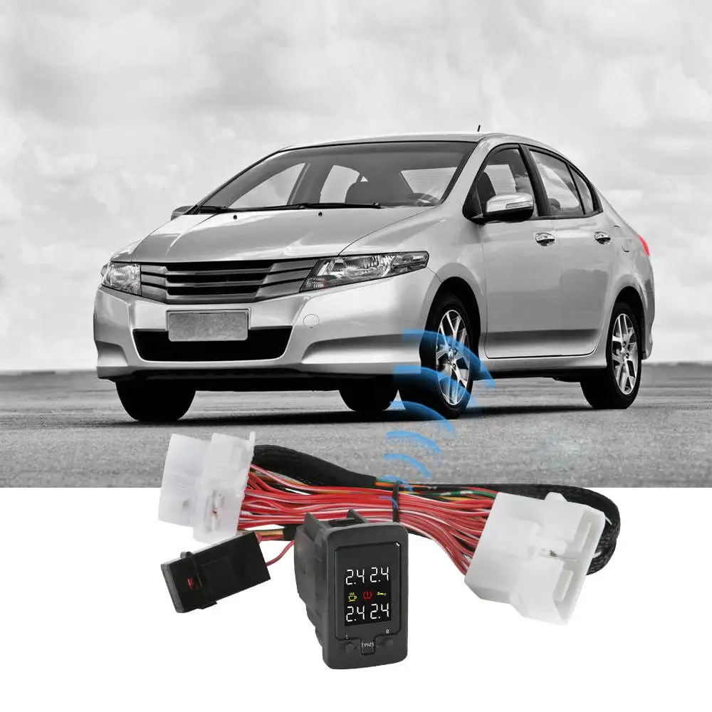

Smart Car OBD TPMS Tire Pressure Monitor +Drive Lock Fatigue Reminder Unit For Honda City Fit Civic Electronics Accessories