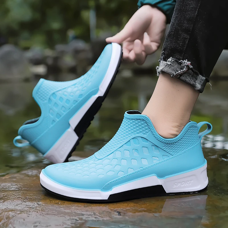 Men Rain Boots Fashion Quick-Drying 