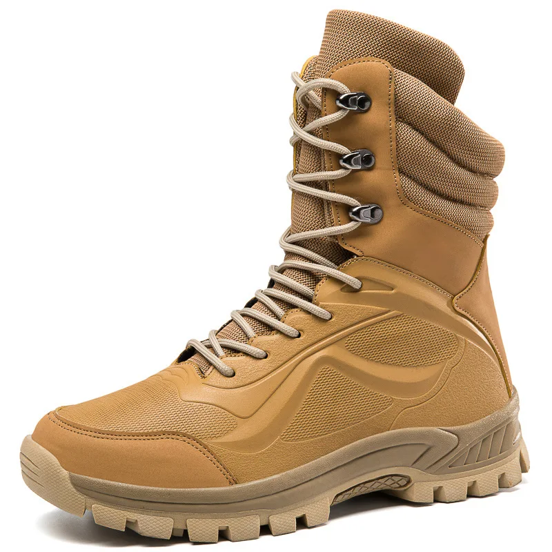 

Professional Tactical Boots Men Outdoor Cross-country Combat Military Shoes Waterproof Men‘s Hiking Boots Chuteira Campo