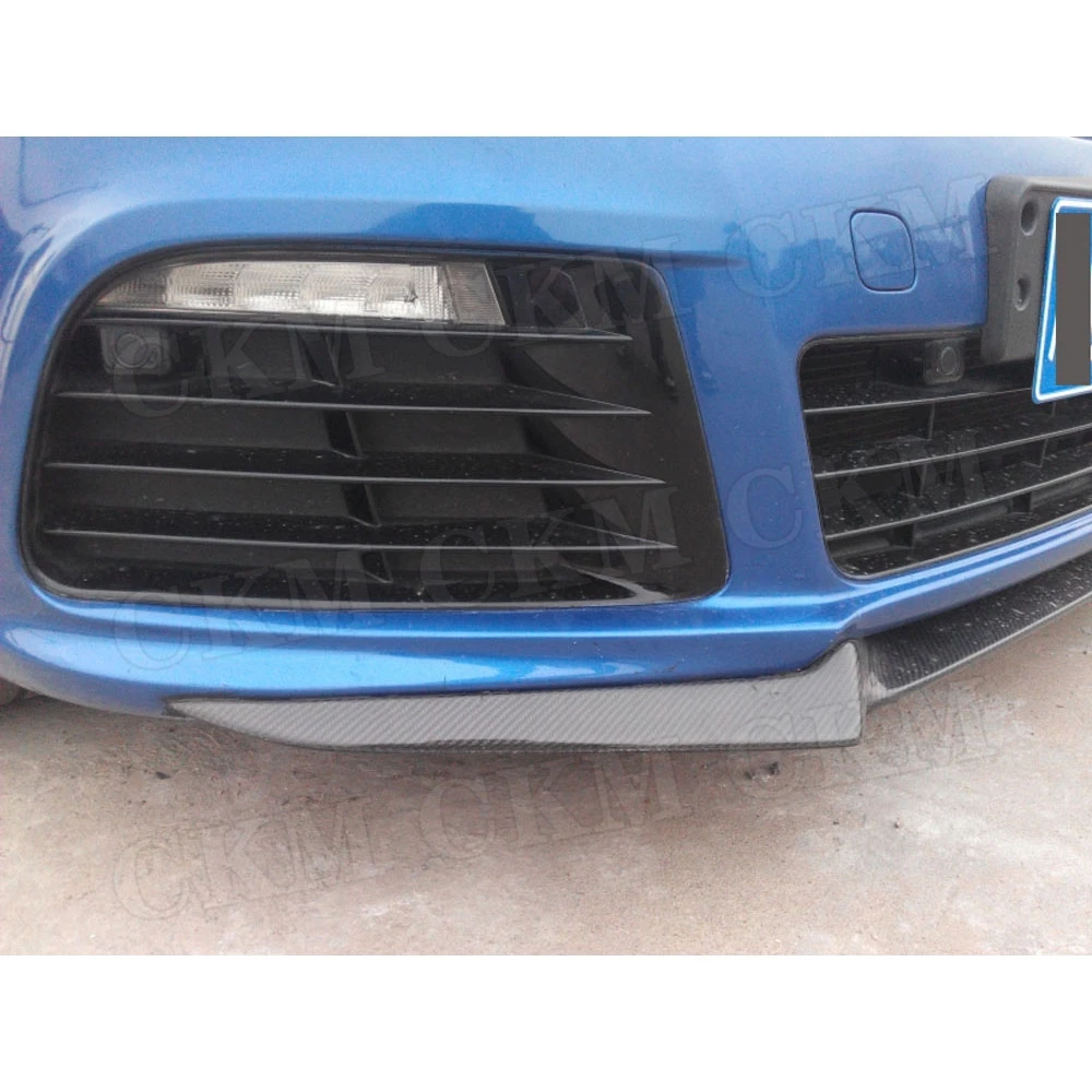 Углеродное волокно передняя отделка подбородка спойлер для Volkswagen VW Golf 6 VII MK6 R20