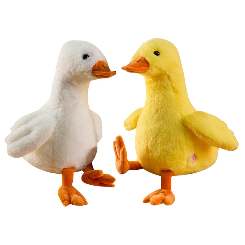 

Creative Light Up LED Inductive Duck Stuffed Animals Plush Toy Best Birthday Gifts for Toddlers and Children