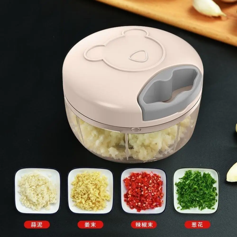 

Multifunctional Garlic Masher Handheld Small Meat Grinder Manual Vegetable Grinder Kitchen Accessory Dumpling Tool