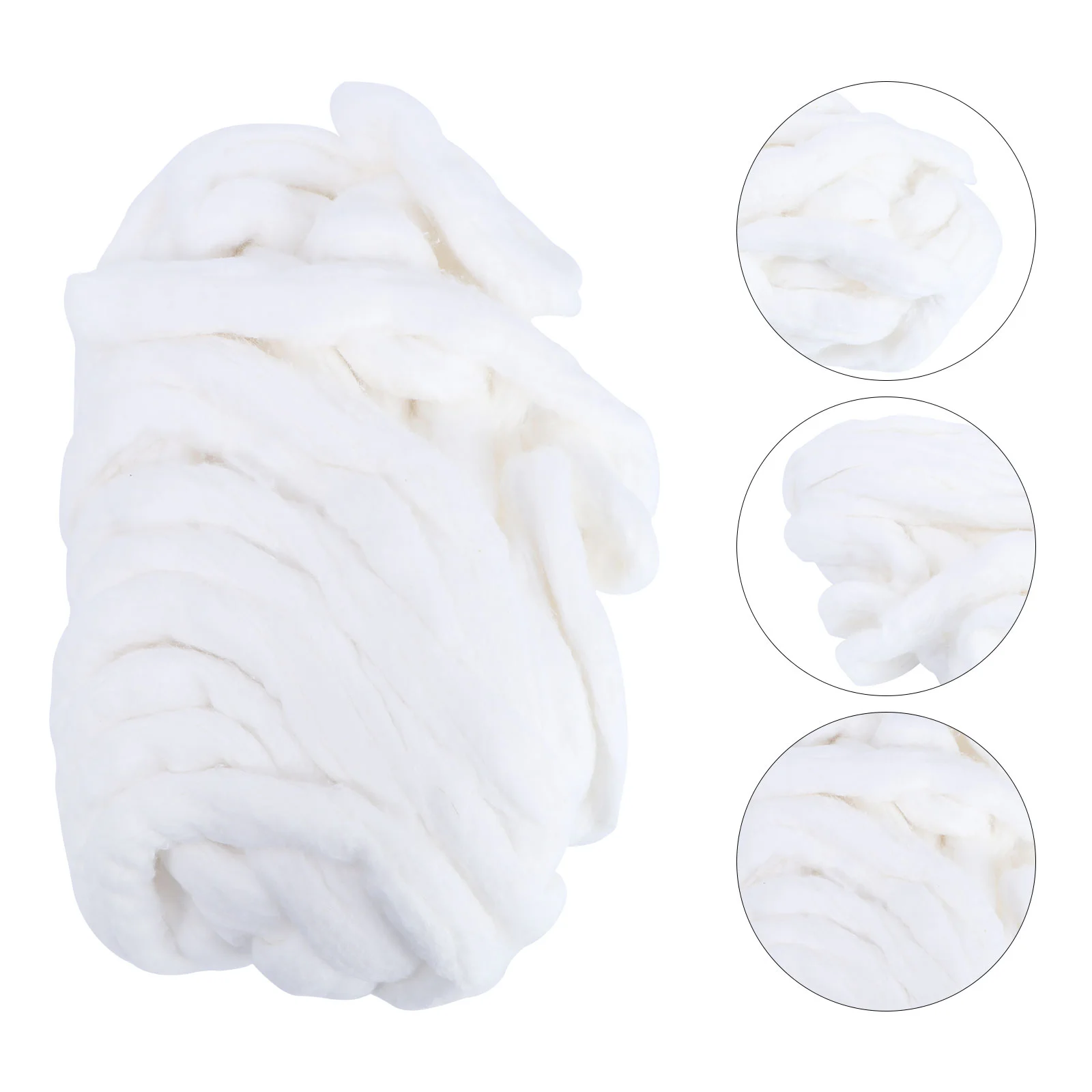 

1 Roll Degreasing Cotton Strips Water Absorbent Cotton Disposable Hair Salon Beauty Product