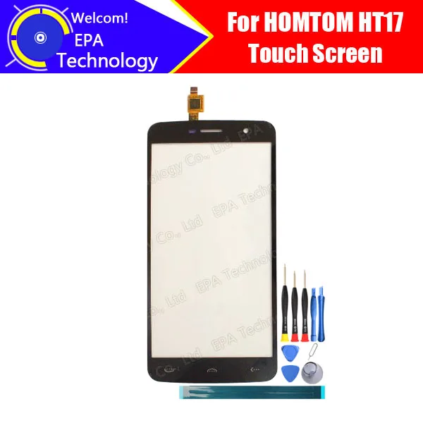 

Стекло для сенсорного экрана HT17, 5,5 дюйма, 100% гарантия, оригинальная сенсорная панель для HT17, инструменты и клей