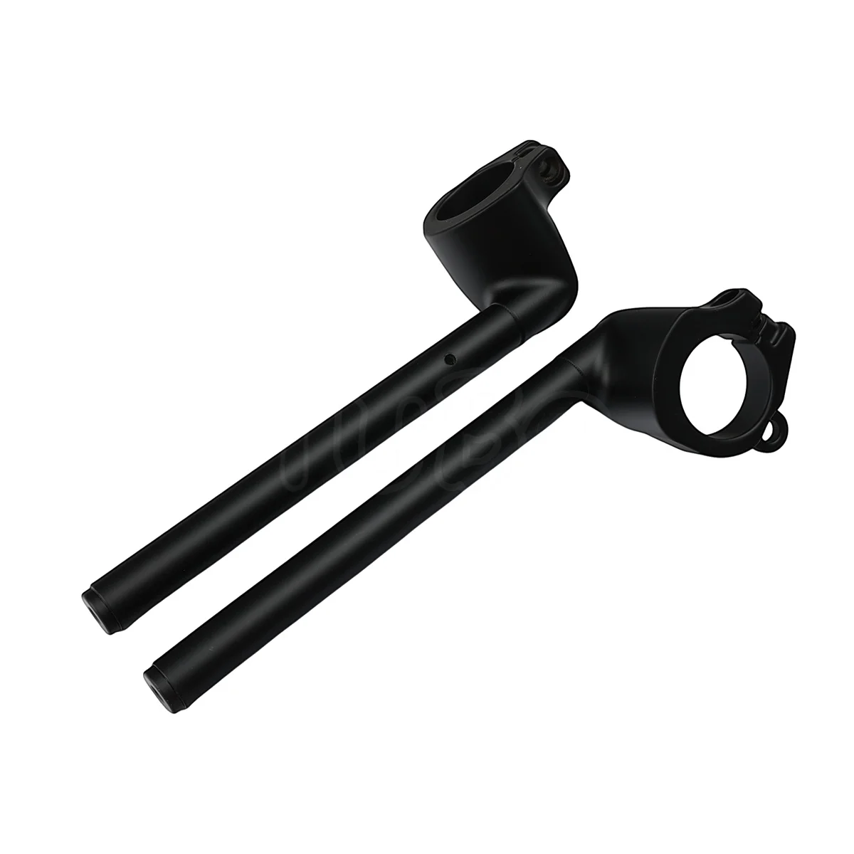 Фото Черные накладные ручки для мотоциклов Kawasaki ZX-4R ZX-4RR 2023-2024, ZX400PS ZX400SS 2025 – рули-клипсы на вилку №4