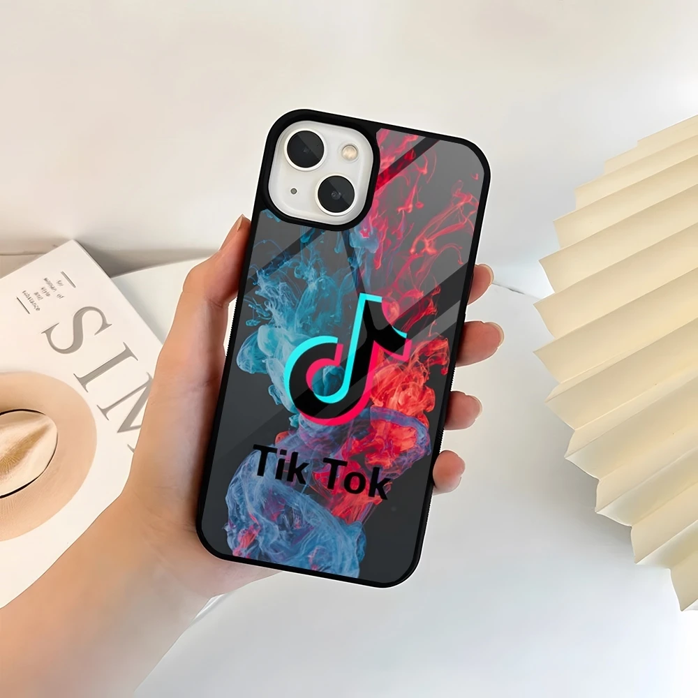 Чехол для телефона T-Tik T-Tok PC + ТПУ Iphone 16 Pro Max 1115 13 12 14 Mini 6S 8 7 Plus X Xs XR Роскошная задняя