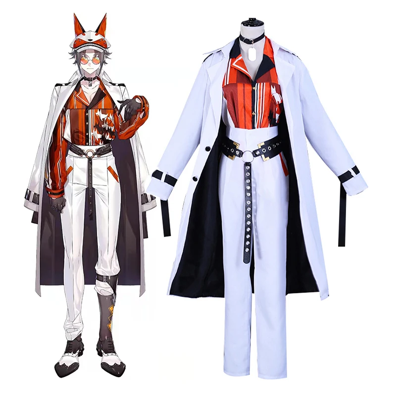 

Anime Hololive VTuber Luxiem Mysta Rias Cosplay Costumes Fancy Party Suit Halloween Carnival Uniforms Cosplay