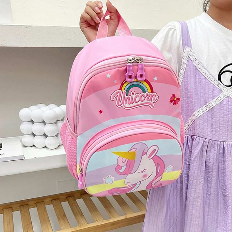 

Cute Unicorn Pink Color Kindergarten bag For Girls Boys Kids Cartoon Backpacks Kindergarten Schoolbags Unicorn Kids Schoolbag