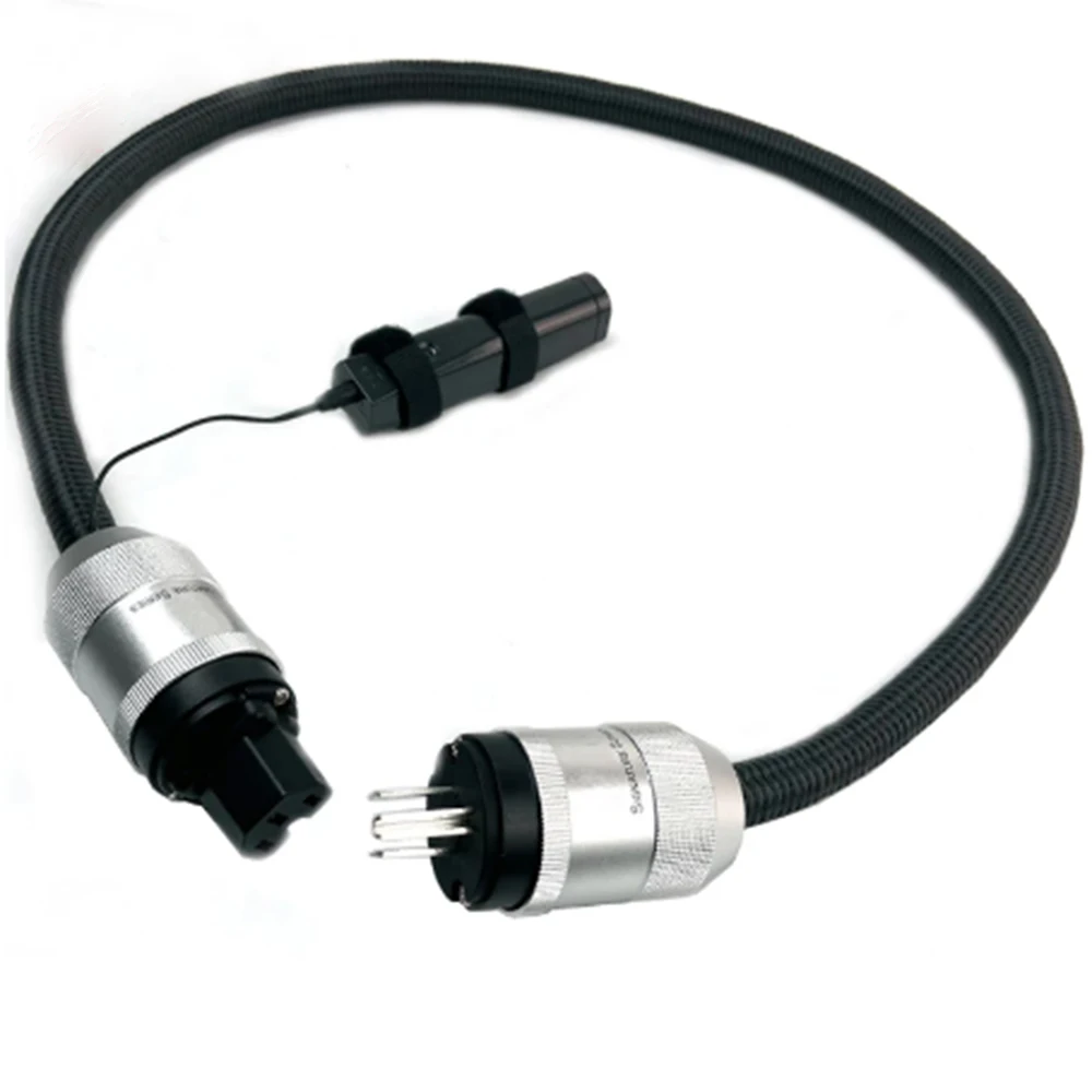 Аудио кабель питания WEL Solid PSS Silver 72 в DBS HIFI US AC 1,8 м/футов, шнур американской и европейской версии