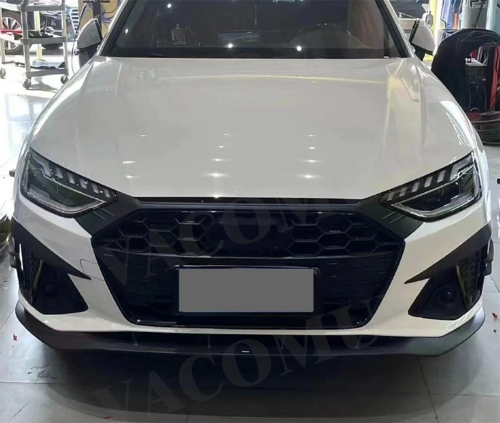 VACOMUL передний бампер спойлер наклейка для губ Audi A4 S4 2020-2024 новая горячая