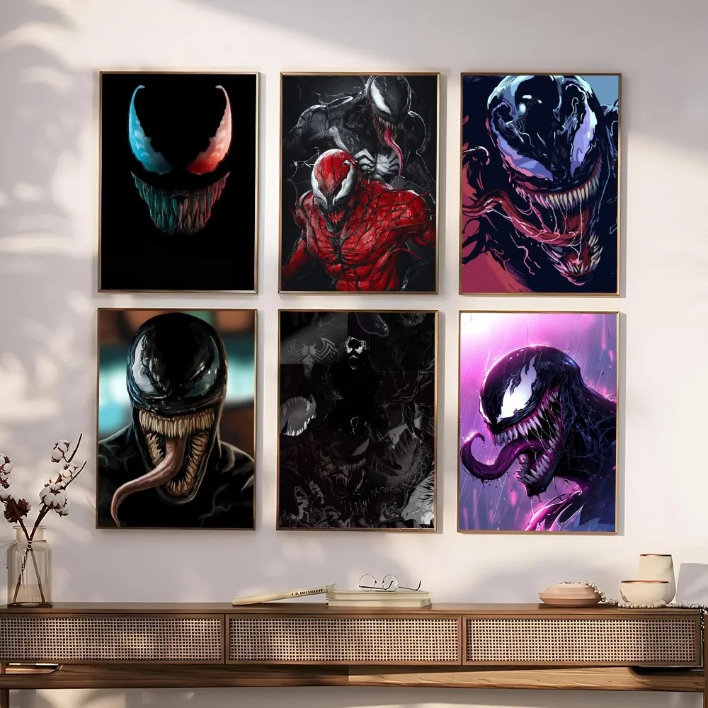 Аниме V-образная постер с бумажным принтом для дома гостиной спальни входа бара