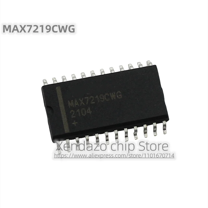 5 шт./лот MAX7219CWG MAX7219EWG MAX7219 SOP-24 упаковка светодиодный дисплей чип драйвера | Отзывы и видеообзор