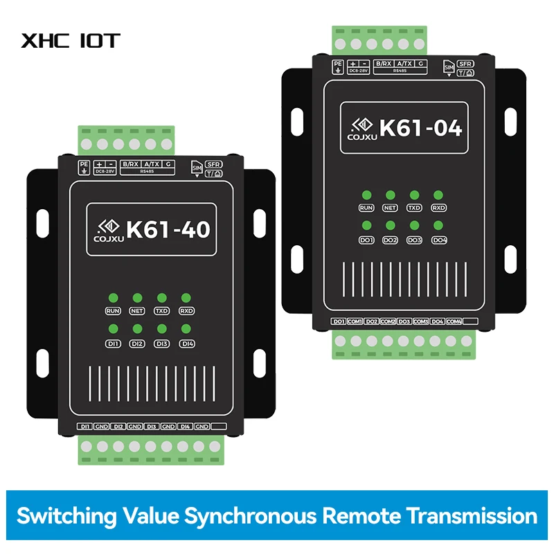 

Switching Value RS485 Data Transparent Remote Transmission XHCIOT K61-DL20 Hardware Watchdog Modbus RTU/TCP Anti-Interference