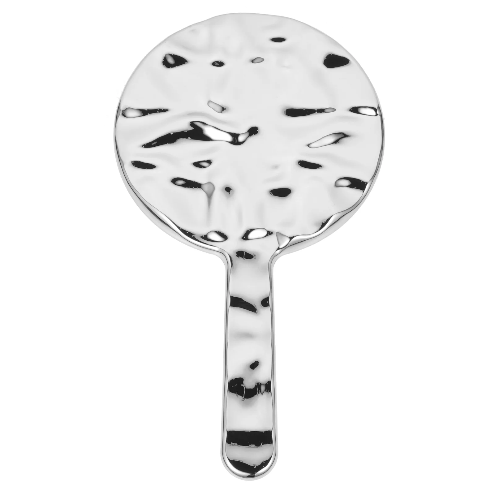 

Mirror Makeup Hand Handheld Portable Vanity Travel Round Magnifying Beauty Decorative Wedding Hairdressing Retro Dressing