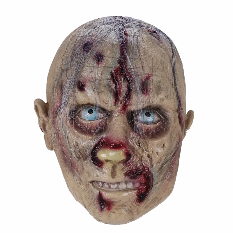

Halloween Horror Zombie Masks Party Cosplay Bloody Disgusting Rot Face Masque Masquerade Terror Latex Mask For Adult