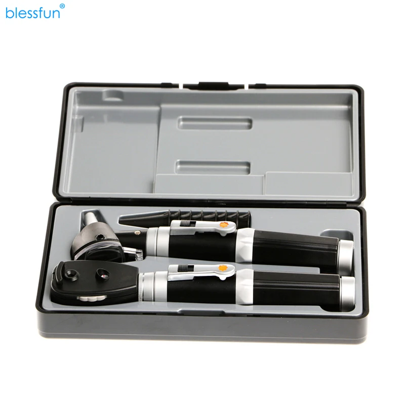 Speculum Optical Otoscopio Diagnostic Medical Otoscope Set Ophthalmoscope Home Travel Physician For Adult Kid Ear Care Tool