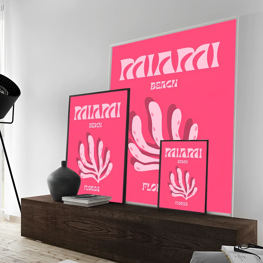 Современные живописные путешествия Миконо Пальма Майами настенное искусство