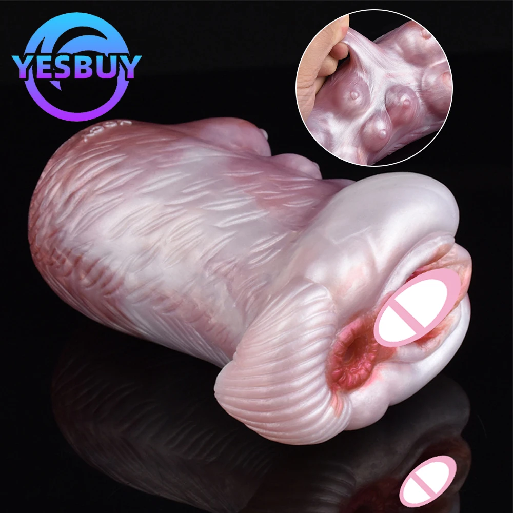 YESBUY интимная Вагина с двумя отверстиями карманная секс-игрушка жидкий