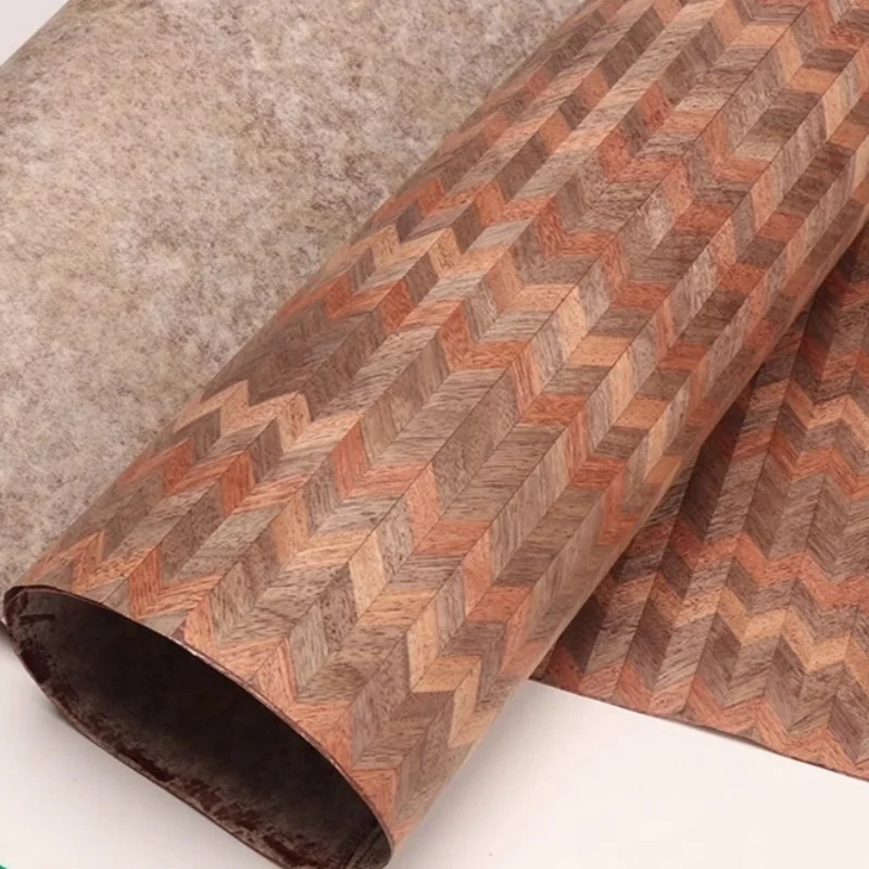 Натуральный Орех Лоскутная древесина искусственный шпон фоновая стена