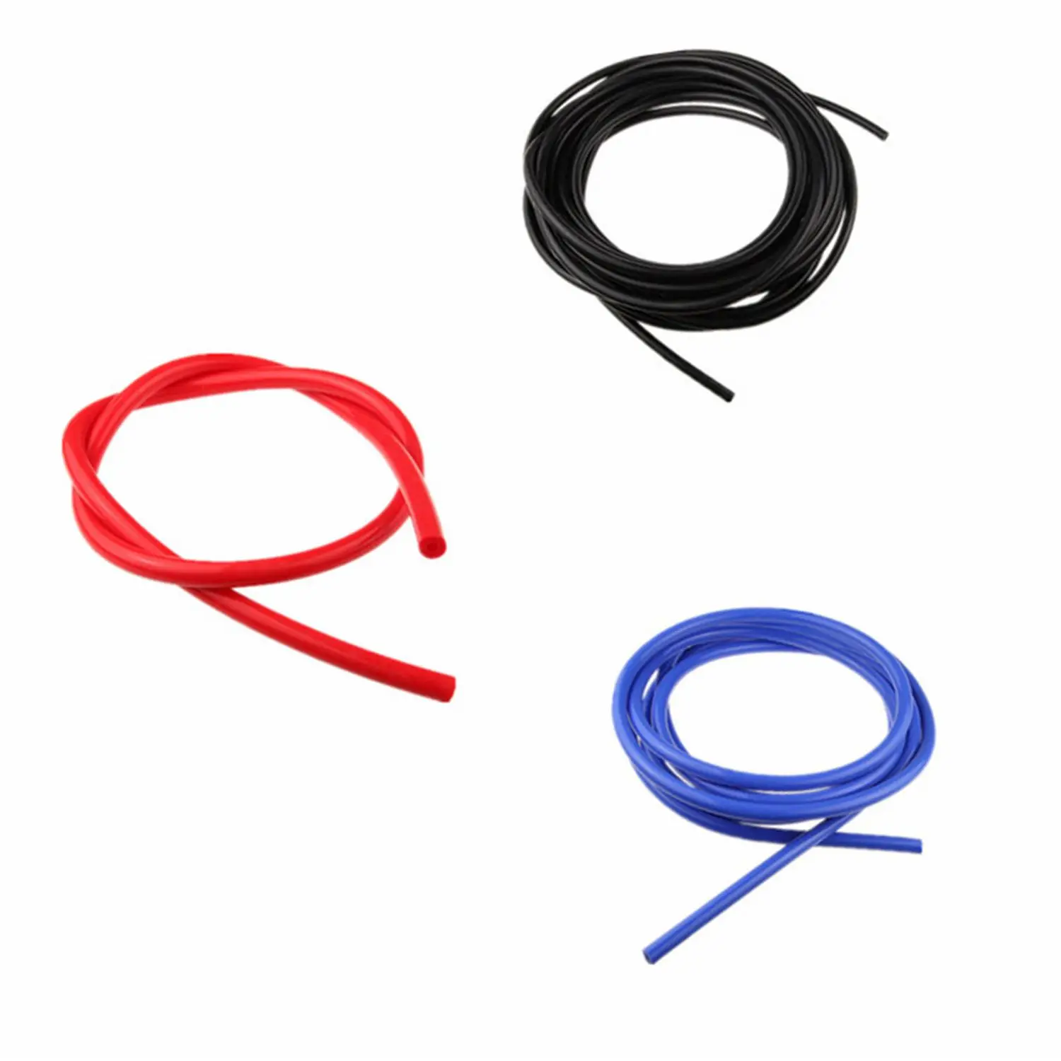 

5mm (3/16") Silicone Vacuum Hose Red/Blue/Black Pipe "10 Feet" High Performance