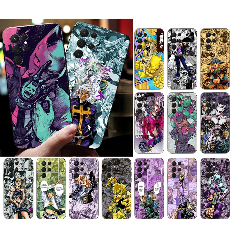 

Jojo Bizarre Adventure Anime Phone Case for Samsung Galaxy S23 S22 S21 S20 Ultra S20 S22 S21 S10E S20FE Note 10Plus Note20 Ultra