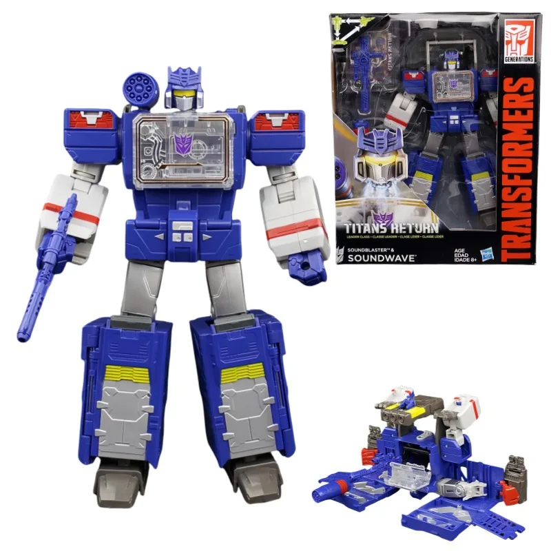 В наличии TAKARA TOMY Трансформеры Studio Series Toys IDW Titan Returns Leader Warrior L-level Soundwave Коллекция