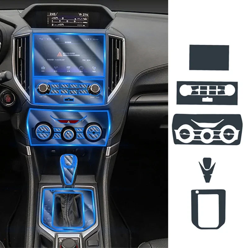 

Для Subaru Forester SK 2019-2022 автомобильная GPS-навигация внутренняя центральная консоль прозрачная защитная пленка из ТПУ против царапин ремонтная пленка