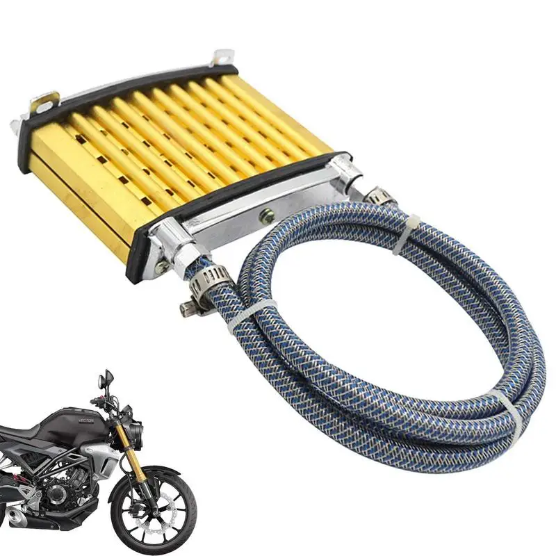 

Универсальный Масляный радиатор для мотоцикла, тянущийся Электрический кулер для прямой замены с креплением, универсальный Водяной радиат...