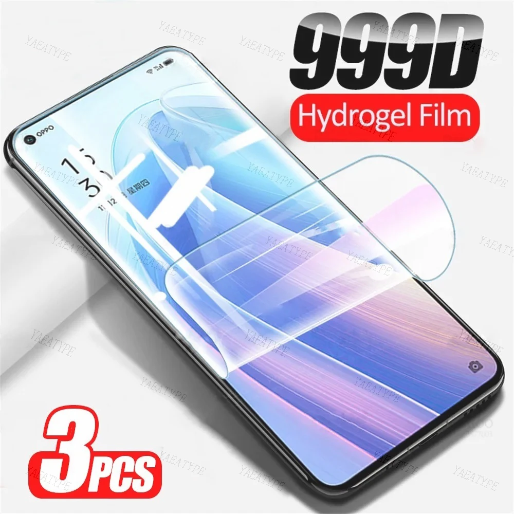 Гидрогелевая пленка для Realme 10 5G Q2i Q5i Q5X V11 V11S V20 V23 V23i V30 V30T X2Pro X7Pro GT Neo 3 5 SE 10Pro, защитная пленка для экрана, 3 шт.