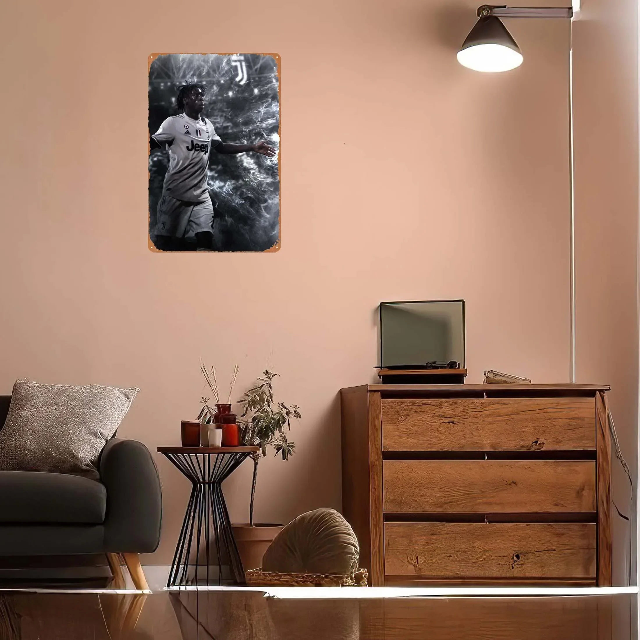 Moise Kean Sports Металлический Плакат Клуб Америка Винтаж Металлическая Вывеска