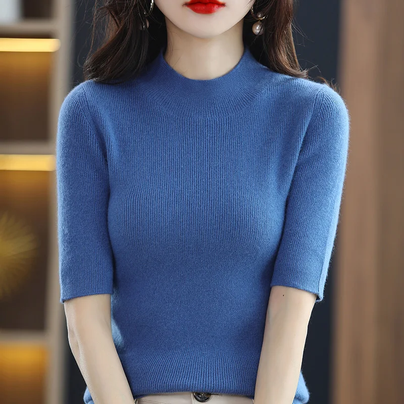 Half turtleneck cashmere Sweater 