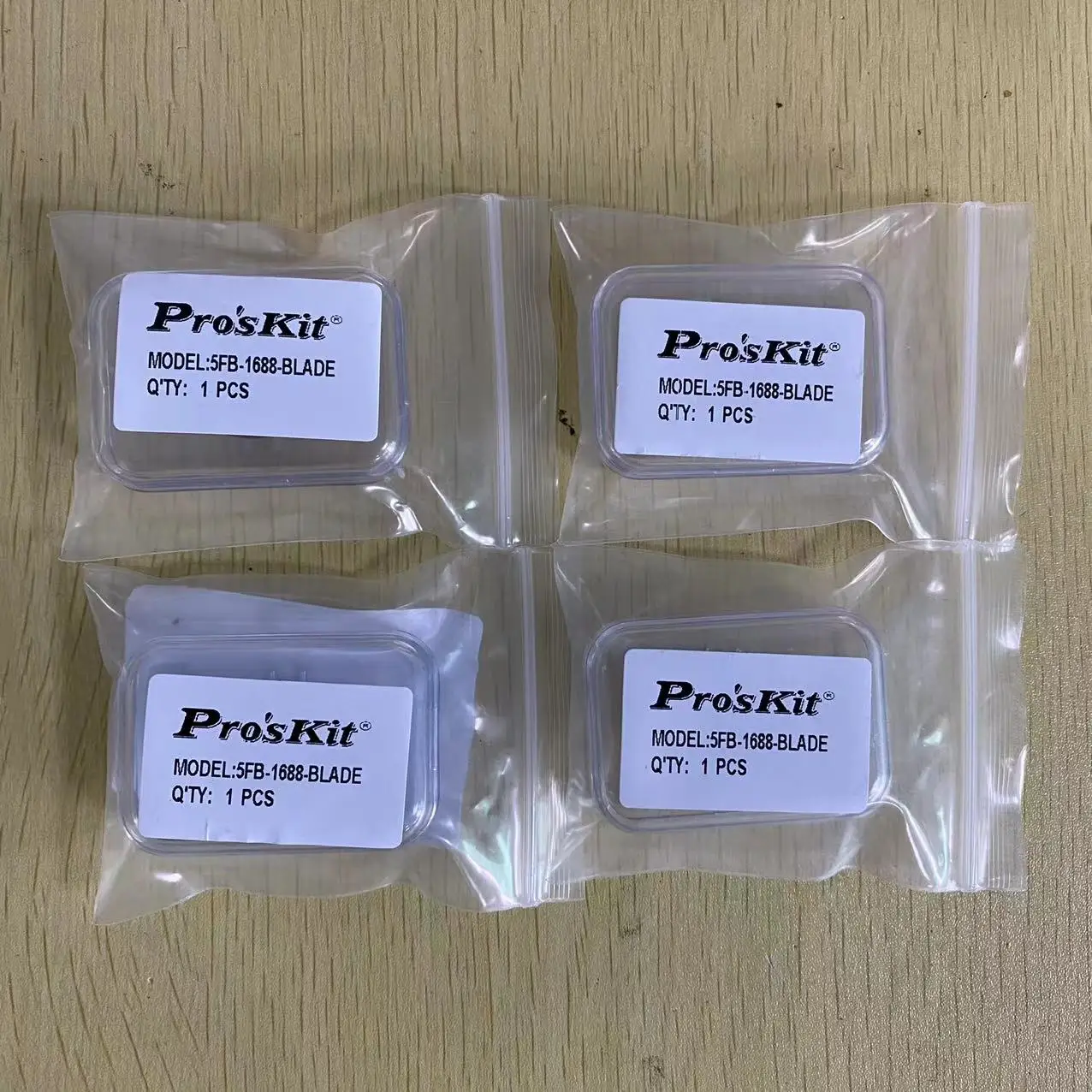 100% Original Pros'kit FB-1688 Fiber Optic Cleaver Blade Proskit 5FB-1688-Blade Fiber Cold Crimping Cool Cutter Blades 23 Faces