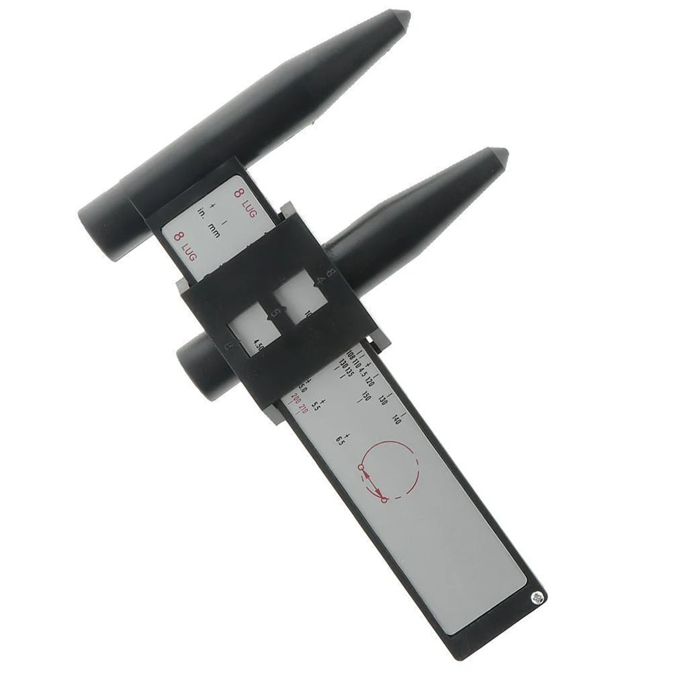 

Car Tool Wheel Pattern Gauge Tool 4 5 6 8 Lug Automotive Tools Car PCD Ruler Gauge Tool Common Measure A Turned