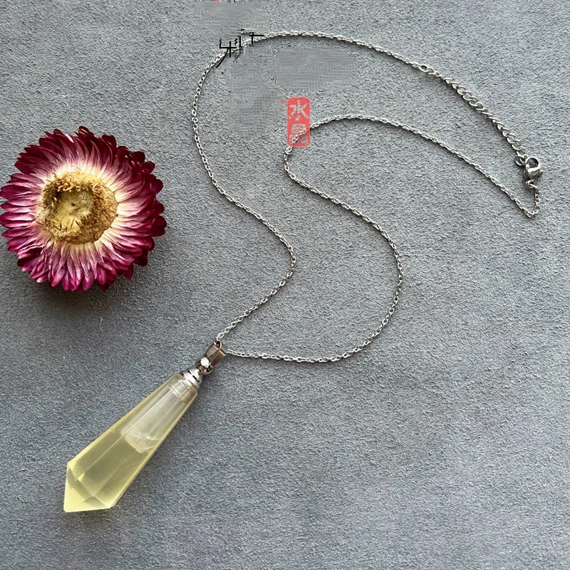 Парфюм с лимонным кристаллом ароматические флаконы пустые крышка из нержавеющей