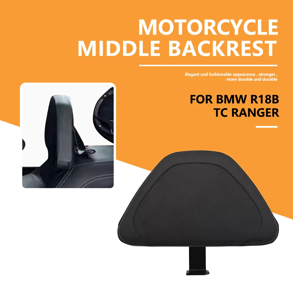 

Motorcycle Middle Backrest for BMW R18B R18TC R18 TC/B Ranger Sissy Bar Front Driver's Seat Fairing with Lether Durable Cushion