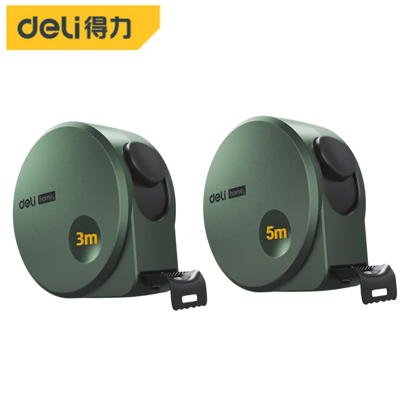 

Deli Measuring Tools 1 Pcs 3/5M High Quality Tape Measures Woodworking Multifunction Portable Hand Tool Digital Tape Measure