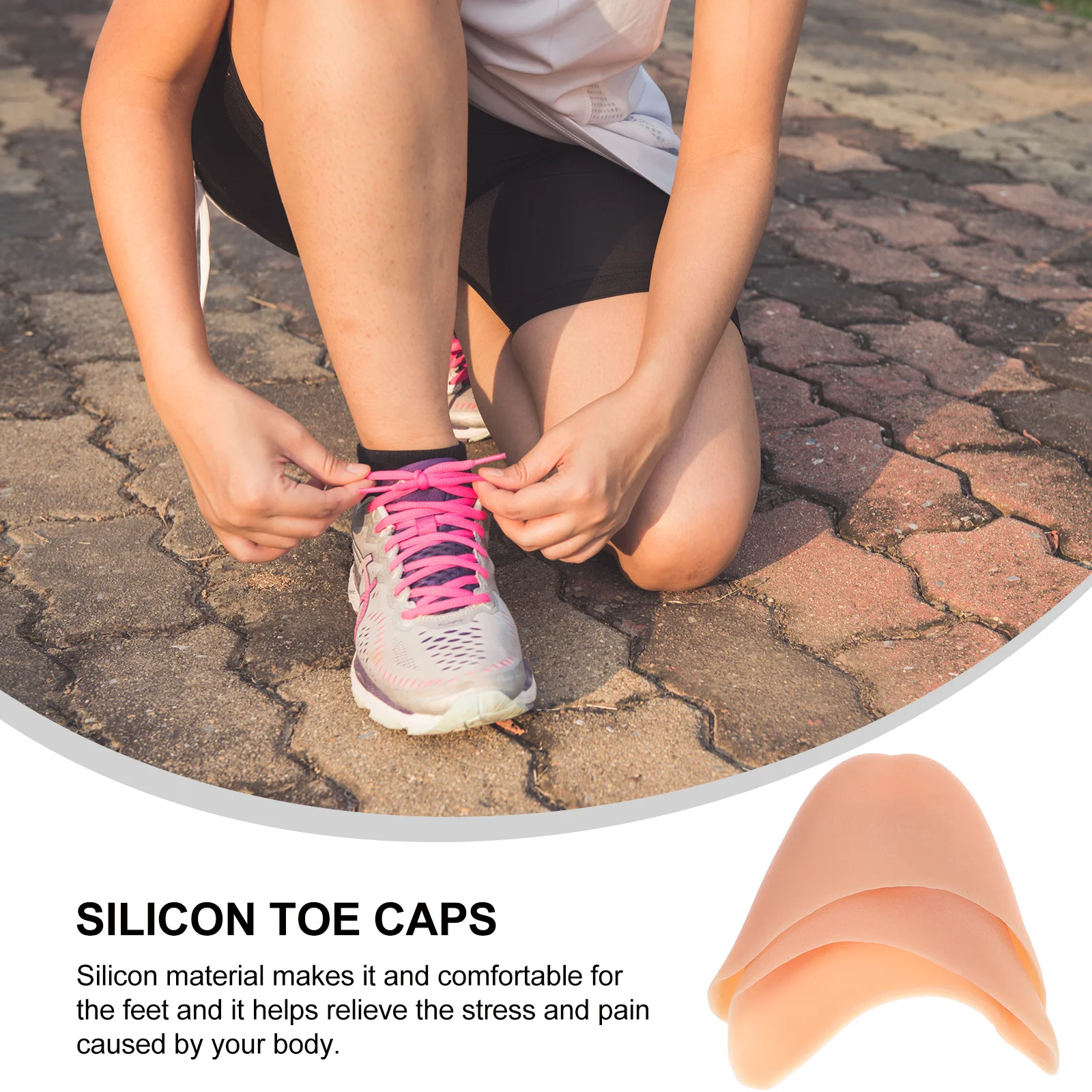 Пара силиконовых накладок на носки/накладки носки/телесные) силиконовые