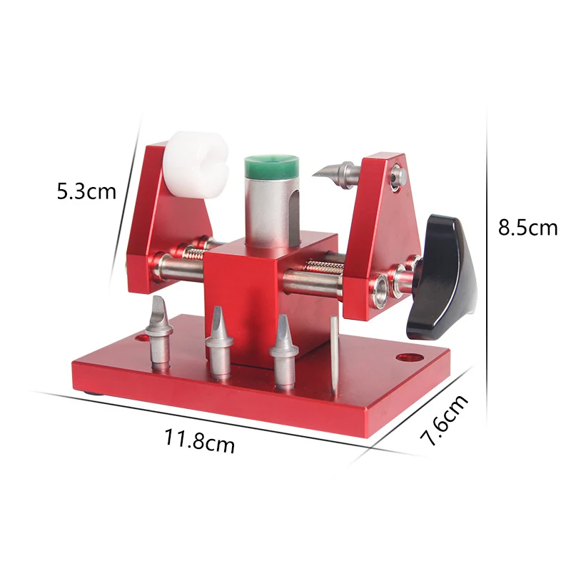 Watch Repair Tool Cover Opener With Replacement Cutter Head Press Fixed Table Watch Back Cover Pry Bottom Machine