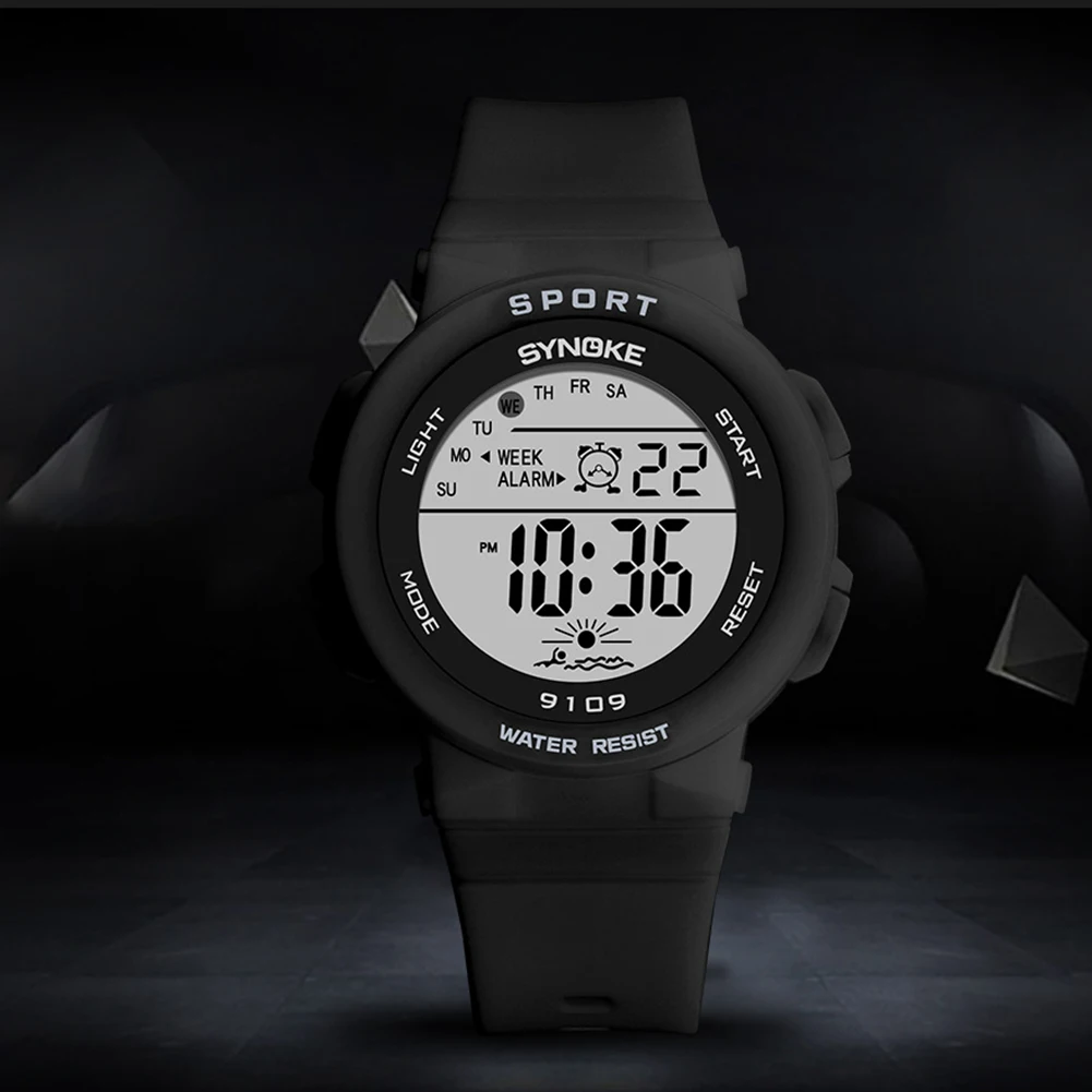 

Student Luminous Multifunction Fashion Timing Function Calendar Gifts Clock Wrist Colorful Waterproof LED Light Electronic Watch