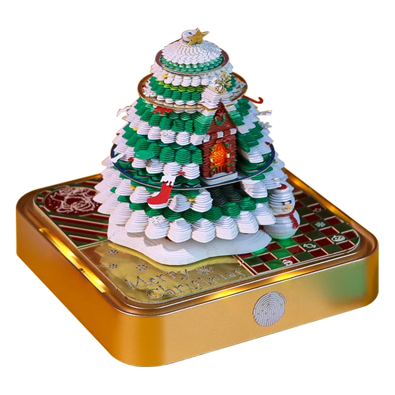 Записная книжка omoshiking рождественские креативные подарки Рождественская елка 3D