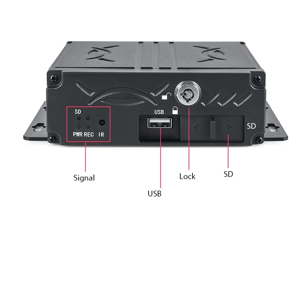 4-канальный видеорегистратор с картой для обучения вождения автомобиля