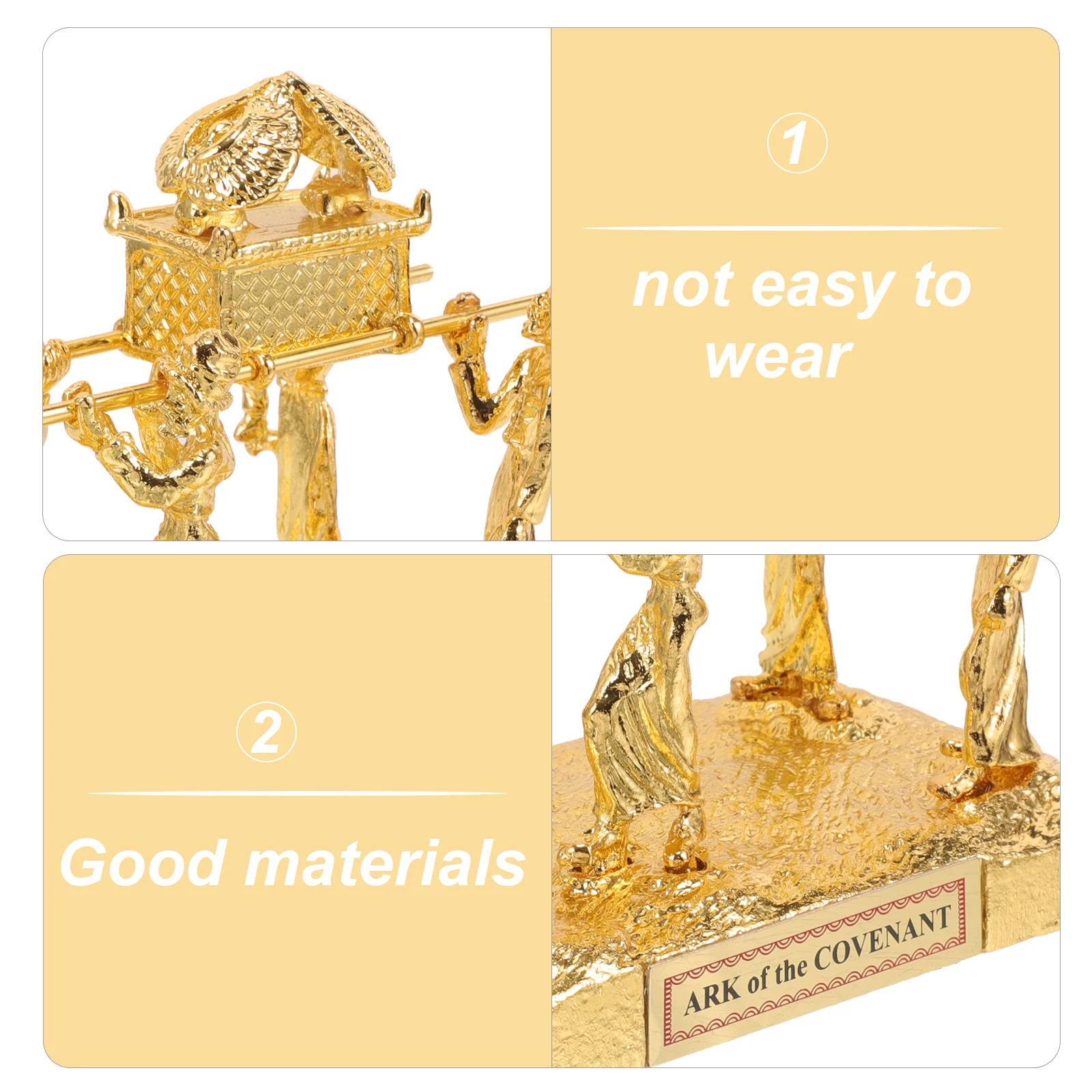 Пять мужчин носить ковчег Заветт фигурка модель Израиля домашний декор металл