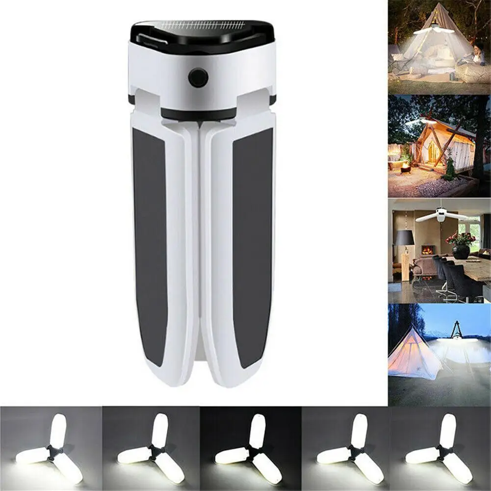 

Camping Led Flashlight Solar Rechargeable Emergency Electric Torch Powerful Portable Lighting Lamp For Outdoor Activities