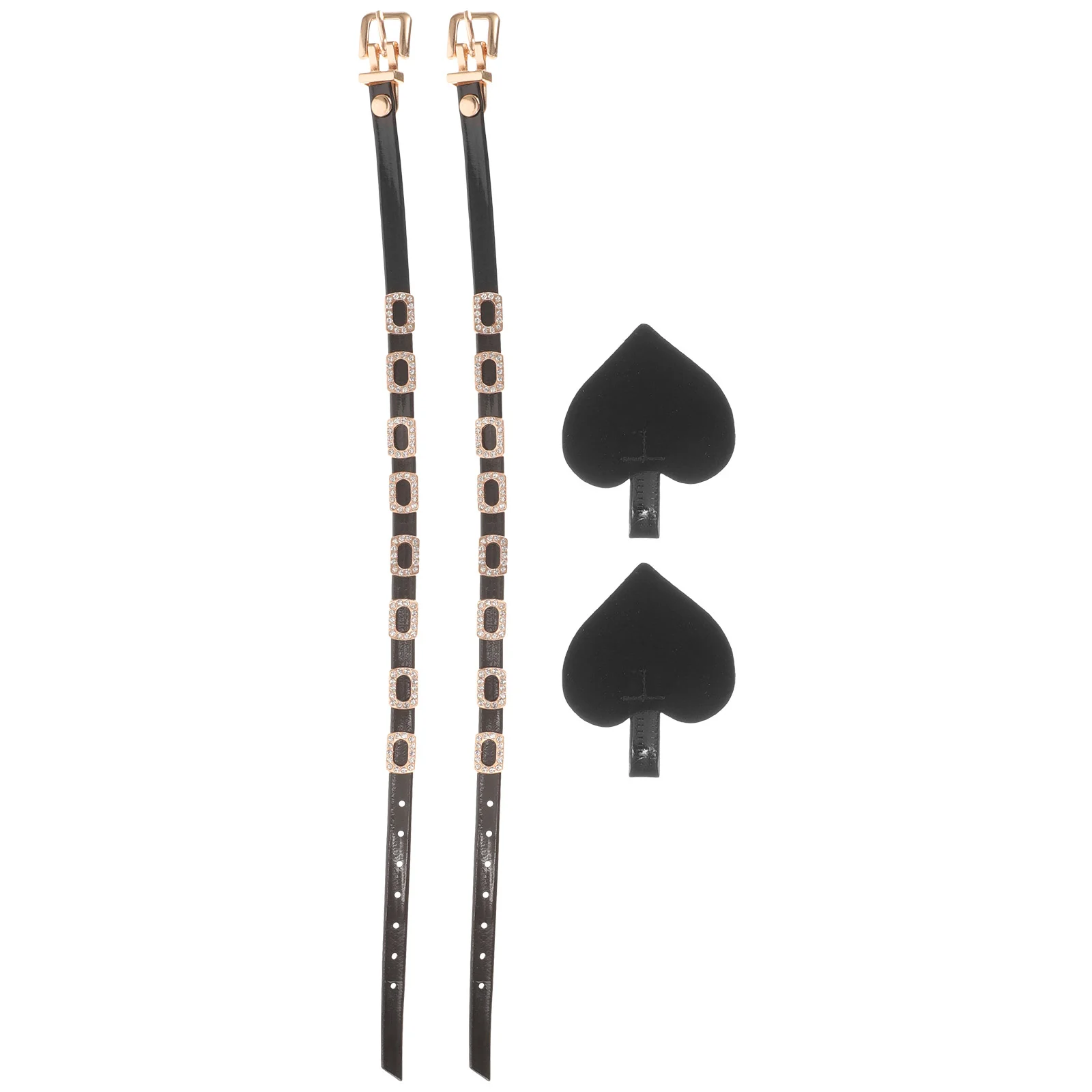 

1 Pair Adjustable Heel Straps Replacement High Heels Ankle Straps PU Heel Straps for Holding Loose Heels