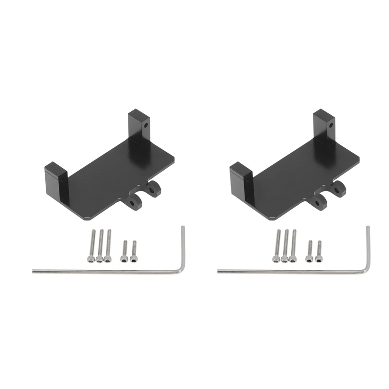 

2X Metal Servo Mount Bracket Fit For EMAX ES08MA Servo For Axial SCX24 AXI90081 AXI00002 1/24 RC Crawler Car Part,3