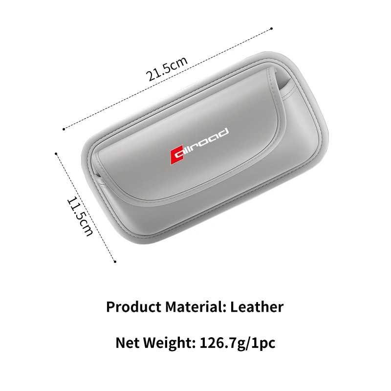 Кожаный автомобильный держатель для солнцезащитных очков многофункциональные