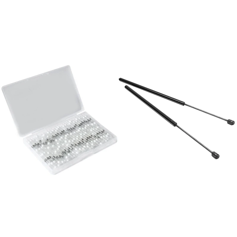 

200PCS 26-24 AWG White Solder Seal Wire Connectors & 1Set Front Engine Hood Support Rod Lift Hood Hydraulic