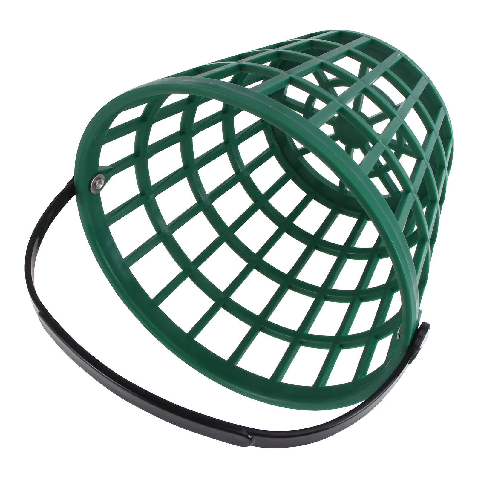 

Metal Range Basket with Handle Holder Carrying Buckets Golfball Storage Container Stadium Accessories for Outdoor ( Can 50pcs )