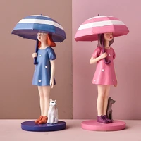 nordic home decoration creative girl figurines desk decoration girls bedroom decoration home decoration accessories girl gift